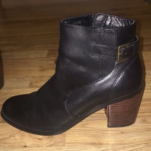 14th & Union Black Leather Boots - Size 9.5